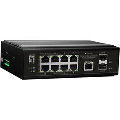 Switch LevelOne LevelOne IGP-1061 łącza sieciowe Zarządzany L2 Gigabit Ethernet (10/100/1000) Obsługa PoE Czarny