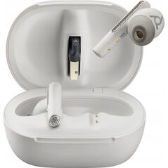 Słuchawki Poly  Voyager Free 60+ UC Białe +BT700 USB-A Adapter +Touchscreen Charge Case (7Y8G5AA)