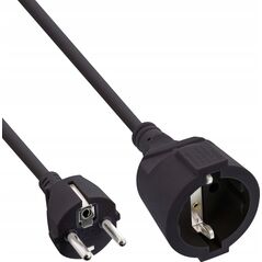 InLine InLine® Power Extension Cable Type F black 1.5m