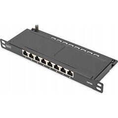 Digitus Patch Panel Digitus Cat6a 8-port shielded black