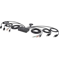 Adapter USB StarTech KVM StarTech 2-Port DP Switch 4K USB + Audio