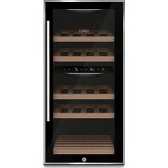 Chłodziarka do wina Caso Caso | Wine cooler | WineComfort 24 | Energy efficiency class G | Bottles capacity 24 bottles | Cooling type Compressor technology | Juodas