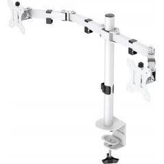 Deltaco Uchwyt biurkowy na 2 monitory 13" - 32" (GAM-040-W)