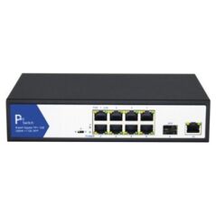 Switch Value Przełącznik VALUE PoE+ Gigabit Ethernet, 8+2 porty Uplink (1x GbE + 1x SFP)
