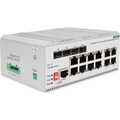 Switch Digitus DIGITUS Switch 8 Port Gigabit PoE, L2 managed, 4 SFP Uplink
