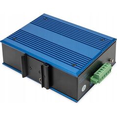 Switch Digitus DIGITUS Switch Ind. 8-Port 10/100 Unmanaged blau