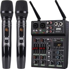 Mikrofon DNA DNA MIXMIC 2 mikser audio USB Bluetooth + mikrofony bezprzewodowe zestaw