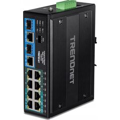 Switch TRENDnet TRENDnet Switch 10-port Industrial Gbit PoE++ Din-Rail