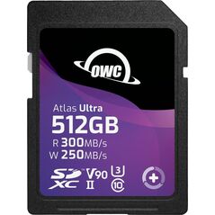 Karta OWC Atlas Ultra SDXC 512 GB Class 10 UHS-II/U3 V90 (OWCSDV90U0512)