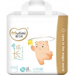 MULIMI Pieluchomajtki MULIMI diapers-pants Pull-ups XXXL, 17+kg, 34 pcs