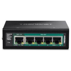 Switch TRENDnet TRENDnet TI-B541 5-portowy przełącznik na szynę DIN, zasilany PoE++ z funkcją PoE Pass-Through