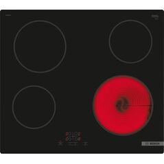 Płyta grzewcza Bosch Bosch Hob | PKE61RBA2E | Electric | Number of burners/cooking zones 4 | Touch | Timer | Black one size
