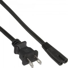 Kabel zasilający InLine 65pcs. Bulk-Pack InLine® Power Cable mains Plug USA to Euro 8 socket 1.8m