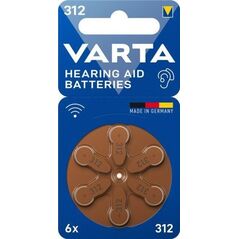 Varta PR41/312 bateria, 6 szt./blister