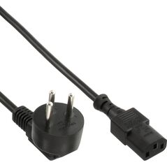 InLine InLine® Power cable, Israel plug to IEC, black, 3.0m