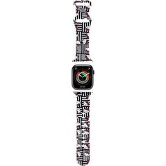 Hello Kitty Hello Kitty Silicone Heads & Stripes - Pasek do Apple Watch 38/40/41 mm (czarny)