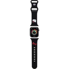 Hello Kitty Hello Kitty Silicone Kitty Head - Pasek do Apple Watch 38/40/41 mm (czarny)
