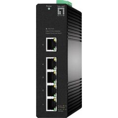 Switch LevelOne LevelOne IGS-2105 łącza sieciowe Zarządzany L2 Gigabit Ethernet (10/100/1000) Czarny