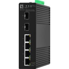 Switch LevelOne LevelOne IGS-2106 łącza sieciowe Zarządzany L2 Gigabit Ethernet (10/100/1000) Czarny