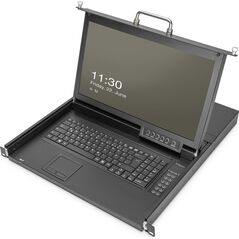 Konsola KVM Digitus KVM DIGITUS 17" HD LCD KVM Con.1-Port VGA german