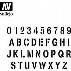 Vallejo Vallejo: Stencils - Stamp Font
