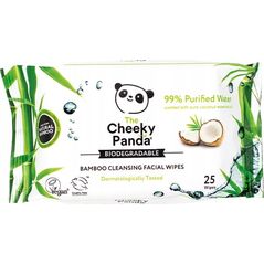 Cheeky Panda Chusteczki do demakijażu o zapachu kokosa - 25 szt.