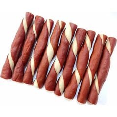 ALDA Alda Pałki Kolagenowe dla Psa z Kaczką 12cm 500g