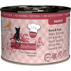 Catz Finefood Catz Finefood Ragout N.603 Gęś i Indyk puszka 190g