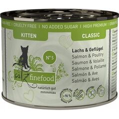 Catz Finefood Catz Finefood Classic Kitten N.05 Łosoś i drób puszka 200g