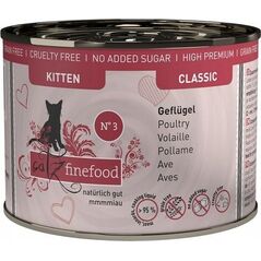 Catz Finefood Catz Finefood Classic Kitten N.03 Drób puszka 200g