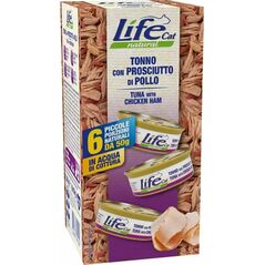 Life Pet Care Life Cat Karma Mokra dla Kota Tuńczyk Szynka 6x50g