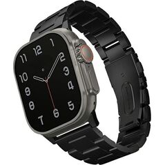 Uniq UNIQ pasek Osta Apple Watch 42/44/45/ 49mm Series 1/2/3/4/5/6/7/8/9/SE/SE2/Ultra/Ultra 2 Stainless Steel czarny/midnight black