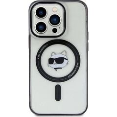 Karl Lagerfeld Karl Lagerfeld KLHMP15MHCHNOTK iPhone 15 Plus / 14 Plus 6.7" transparent hardcase IML Choupette`s Head MagSafe