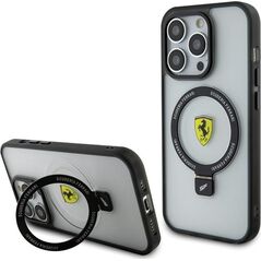 Ferrari Ferrari FEHMP15LUSCAH iPhone 15 Pro 6.1" transparent hardcase Ring Stand 2023 Collection MagSafe