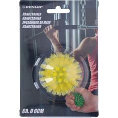 Dunlop ŚCISK DO RĄK PIŁECZKA Z KOLCAMI JEŻYK 6CM DUNLOP ŻÓŁTY