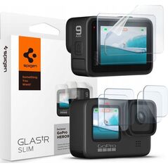 Spigen SZKŁO HARTOWANE SPIGEN GLAS.TR SLIM + FILM 2-SET GOPRO HERO 9 / 10 / 11 / 12 CLEAR