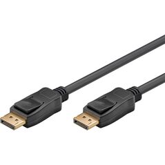 Kabel Goobay Goobay Videokabel 64798 DP (m) auf DP (m) 200cm schwarz