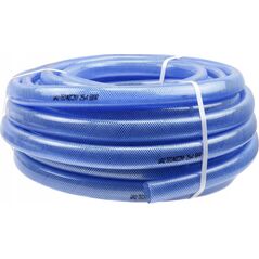 Geko Wąż techniczny 25x4mm zbr.trans. nieb. 1m/25m(1)