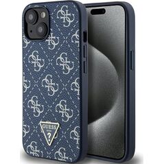Guess Guess GUHCP15MPG4GPB iPhone 15 Plus / 14 Plus 6.7" niebieski/blue hardcase 4G Triangle Metal Logo