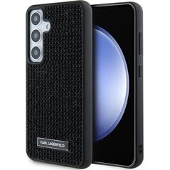Karl Lagerfeld Etui Karl Lagerfeld KLHCS24MHDSPRK Samsung Galaxy S24+ Plus hardcase Rhinestone Metal Logo czarny/black