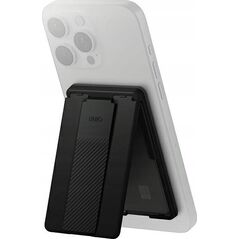 Uniq UNIQ Heldro ID magnetyczny portfel z podpórką i opaską czarny/midnight black