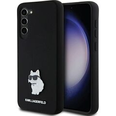 Karl Lagerfeld Karl Lagerfeld KLHCS24MSMHCNPK S24+ S926 czarny/black hardcase Silicone Choupette Metal Pin NoSize