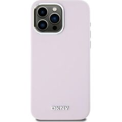 DKNY DKNY DKHMP15XSMCHLP iPhone 15 Pro Max 6.7" różowy/pink hardcase Liquid Silicone Small Metal Logo MagSafe