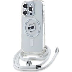 Karl Lagerfeld Karl Lagerfeld KLHMP14LHCCHNT iPhone 14 Pro 6.1" hardcase transparent IML Choupette Head & Cord Magsafe
