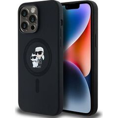 Karl Lagerfeld Karl Lagerfeld KLHMP14XSCMKCRHK iPhone 14 Pro Max 6.7" czarny/black hardcase Silicone Karl & Choupette MagSafe