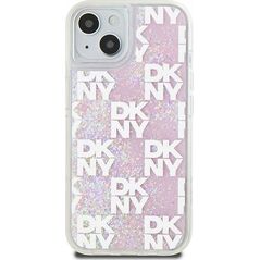 DKNY DKNY Liquid Glitter Multilogo - Etui iPhone 15 / 14 / 13 (różowy)