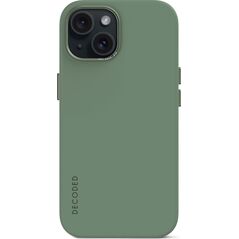 Decoded Decoded AntiMicrobial Silicone Backcover iP 15 Plus Sage Leaf