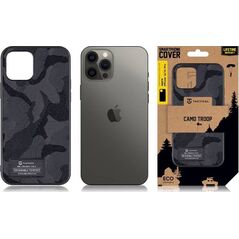 Tactical Tactical Camo Troop Cover for Apple iPhone 12/12 Pro Black standard
