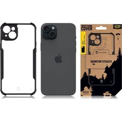 Tactical Tactical Quantum Stealth Cover for Apple iPhone 15 Plus Clear/Black standard