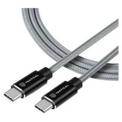 Kabel USB Tactical USB-C - USB-C 2 m Szary